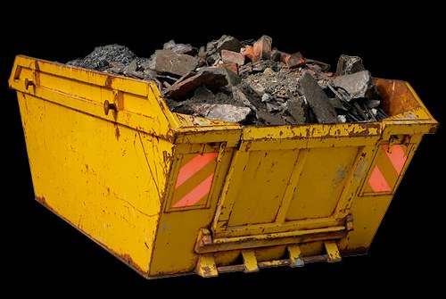 Overview of different sized skip bins available for hire
