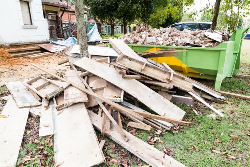 Efficient removal of bulky items from garage