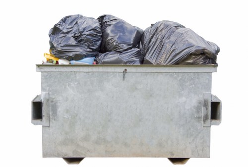 Household skip placement in Woolwich