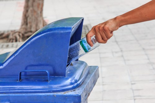 Woolwich residents using skip bins for waste disposal