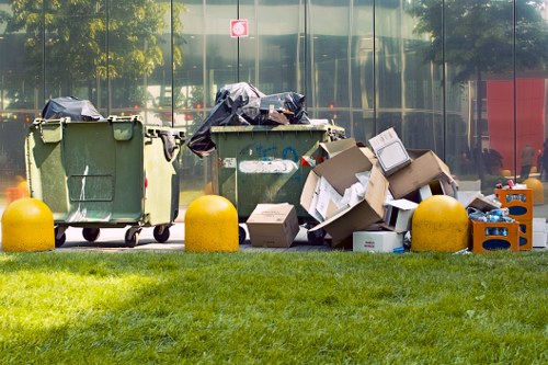 Various types of waste managed by services in Woolwich