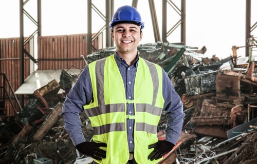 Booking and delivery process of a skip hire service